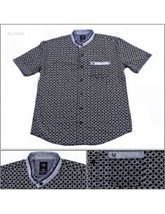 Kemeja Muslim Cowok Lengan Pendek Modern Fit U8 M-XXL