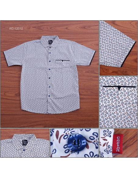 Kemeja Cowok Lengan Pendek Caesar L-XL