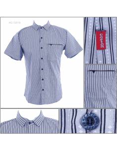 Kemaja Cowok Lengan Pendek Caesar M-L