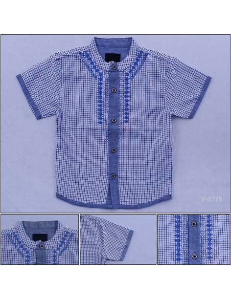 Kemeja Anak Cowok Lengan Pendek Benri