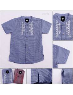 Kemeja Anak Cowok Lengan Pendek Benri