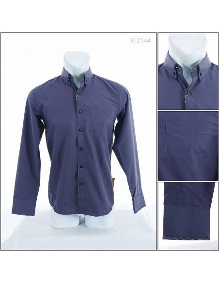 Kemeja Cowok Lengan Panjang Darvas