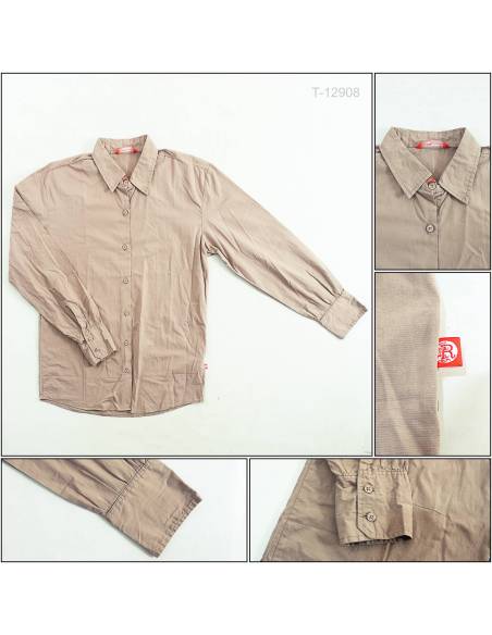 Atasan Blus Cewek Lengan Panjang Red Up XL-2XL