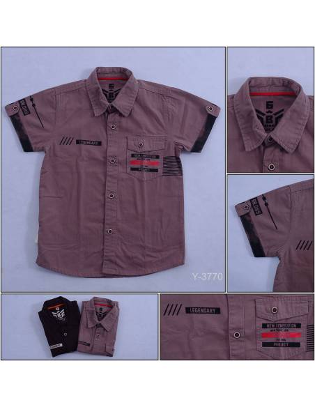 Kemeja Anak Cowok Lengan Pendek Benri 4-6