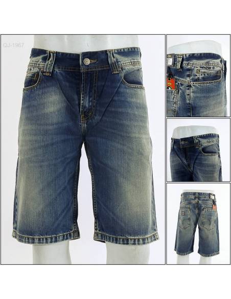 Celana Pendek Jeans Cowok Reguler Lois 30-34