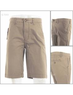 Celana Pendek Katun Cowok Reguler Stretch Emba 29-32