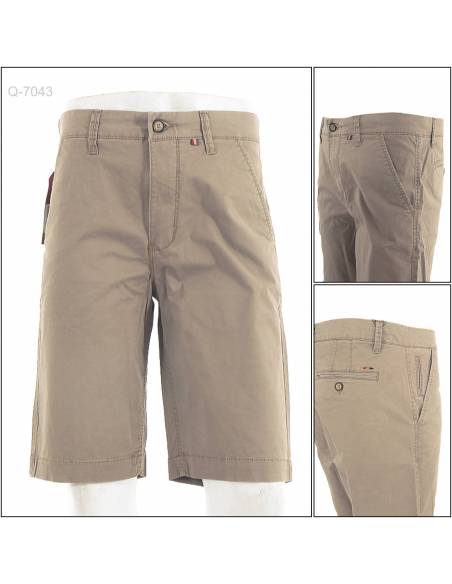 Celana Pendek Katun Cowok Reguler Stretch Emba 29-32