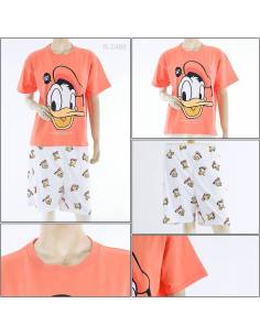 One set/Setelan Lengan Pendek Dan Celana Pendek  Cewek...