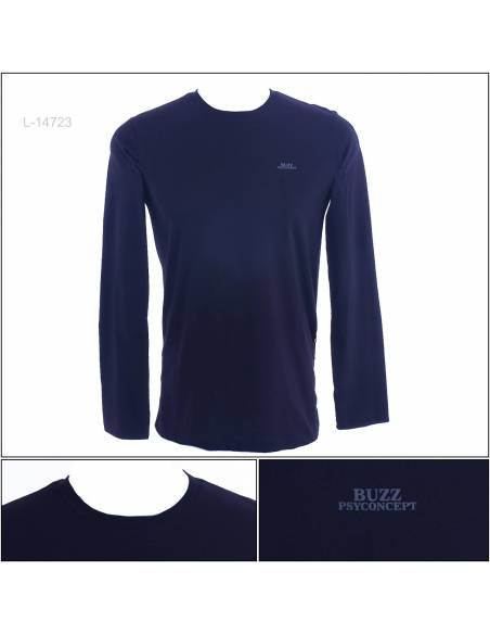 Kaos Oblong Cowok Lengan Panjang Buzz M-XL