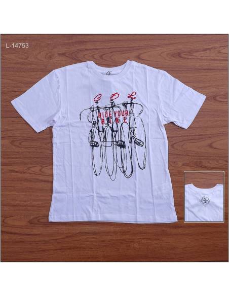 Kaos Oblong Cowok Slim Fit Lengan Pendek CDL M-2XL