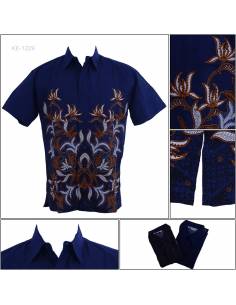 Kemeja Batik  Cowok Lengan Pendek Colombus M-L