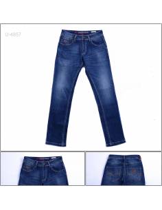 Celana Panjang Jeans Cowok Skinny Stretch Cardinal 30-32