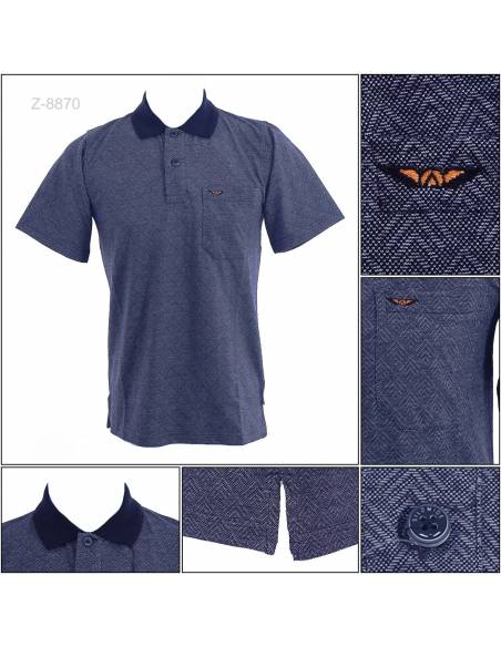 Kaos Kerah Cowok Lengan Pendek Silomide M