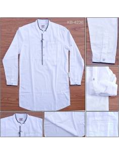 Kemeja Cowok Lengan Panjang Koko Regular Fit Gabrielle M-XL