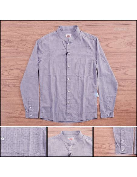 Kemeja Cowok Lengan Panjang Koko Slim Fit Gabrielle S-XL