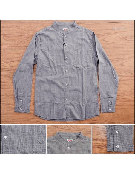 Kemeja Cowok Lengan Panjang Koko Slim Fit Gabrielle L-XL