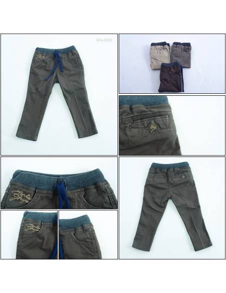 Celana Panjang Anak Cowok Rib Kolor Corlis M-XL