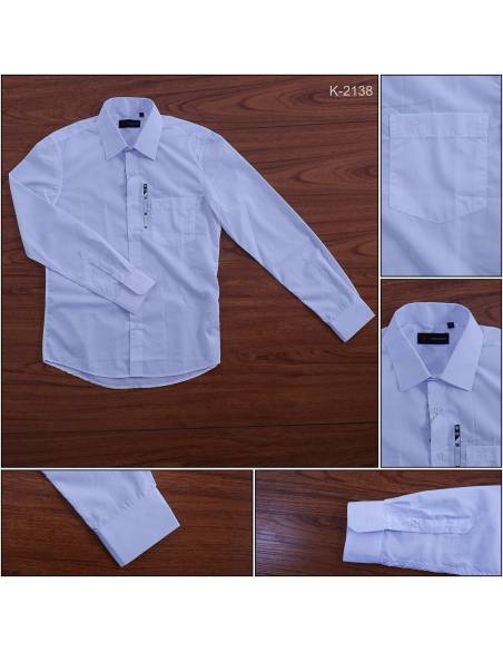 Kemeja Formal Cowok Lengan Panjang Buzz M-L