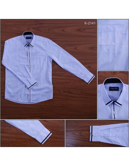 Kemeja Formal Cowok Lengan Panjang Darvas M-XL