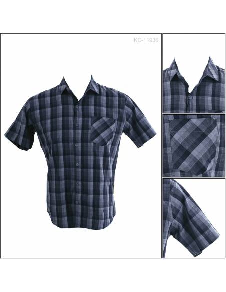 Kemeja Cowok Lengan Pendek RGB M-XL