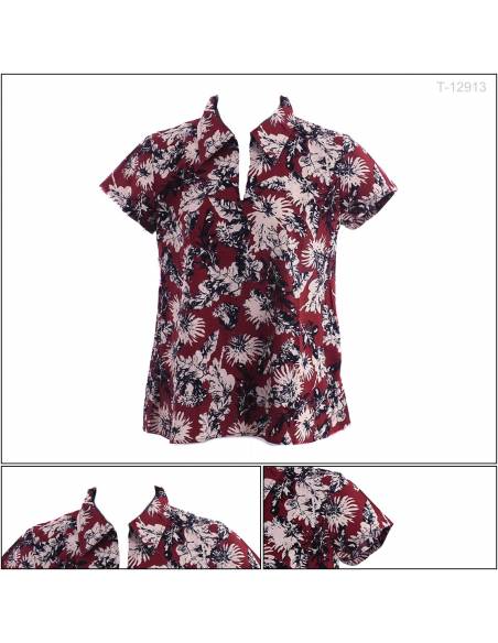 Atasan Cewek Lengan Pendek caesar S-XL