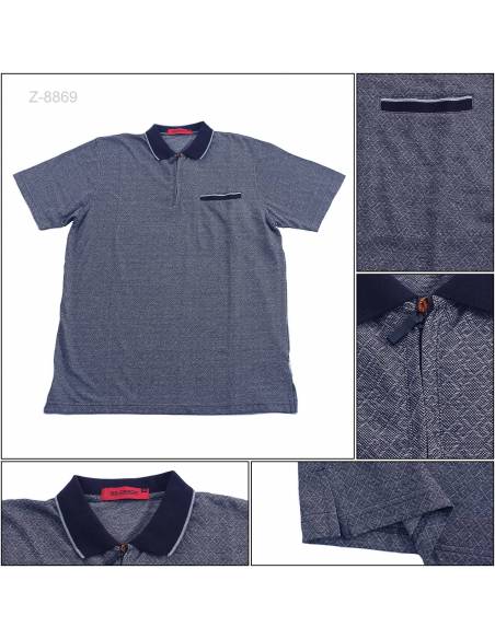 Kaos Kerah Cowok Lengan Pendek Silomide 2L-3L