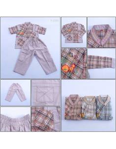 Setelan Baju Muslim Anak Cowok Lengan Panjang Al-Wans 5-8