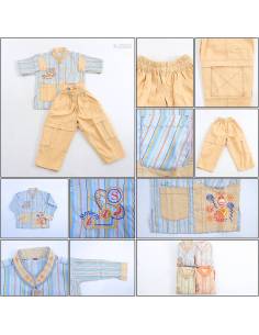 Setelan Baju Muslim Anak Cowok Lengan Panjang Al-Wans 5-8