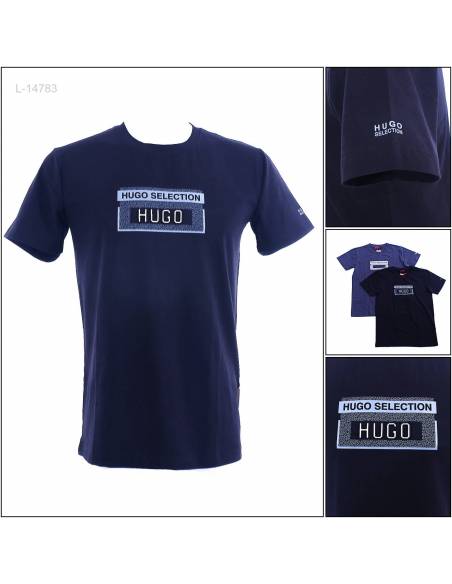 Kaos Oblong Cowok Lengan Pendek Hugo M-XL
