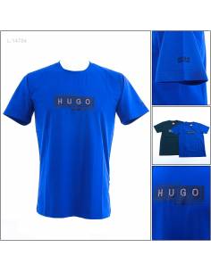 Kaos Oblong Cowok Lengan Pendek Hugo M-XL