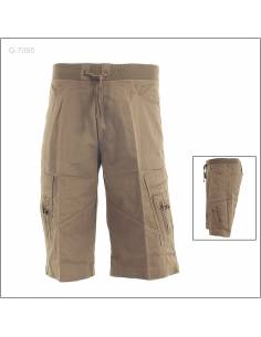 Celana Pendek Katun Cowok Rib Kolor Movin On M-2XL