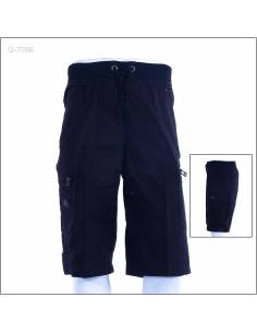 Celana Pendek Katun Cowok Rib Kolor Movin On M-2XL