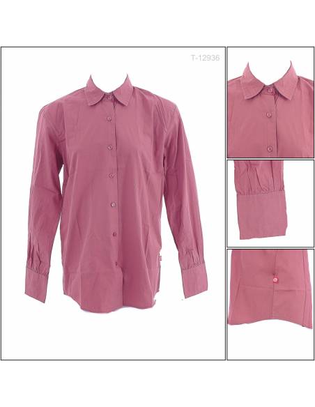 Kemeja Cewek Lengan Panjang Red Up M-XXL