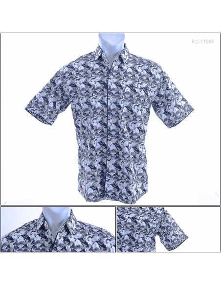 Kemeja Cowok Lengan Pendek Reguler John F Gee