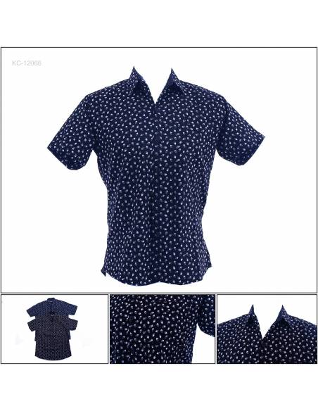 Kemeja Cowok Slim Fit Lengan Pendek John F. Gee M-XL