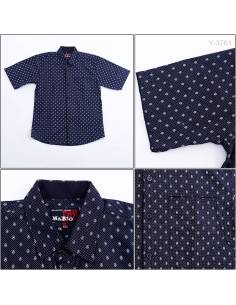 Kemeja Anak Cowok Lengan Pendek Mario XL