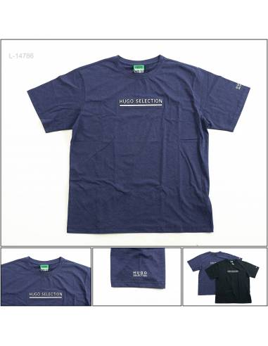 Kaos Oblong Cowok Reguler Lengan Pendek Hugo XL-4XL