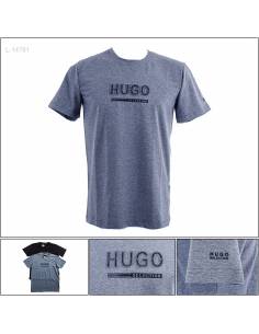 Kaos Oblong Cowok Lengan Pendek Hugo M-XL