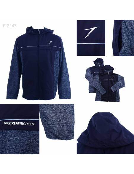 Jaket Cowok Katun Kombinasi Parasit Seven Degrees XL