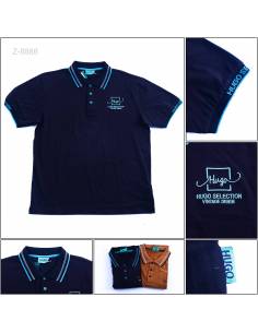 Kaos Kerah Cowok Lengan Pendek Hugo 2L-4L