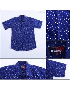 Kemeja Anak Cowok Lengan Pendek Mario XL