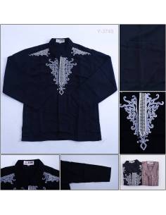 Kemeja Muslim Anak Cowok Lengan Panjang Alfino 13-15