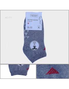 Kaos Kaki/Socks Pendek Cewek Robert Brown