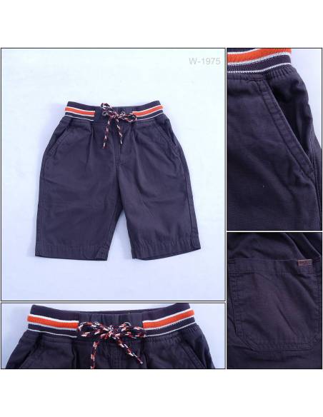 Celana Pendek Anak Cowok Katun Rib Kolor GAZR M-XL