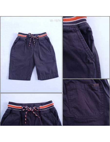 Celana Pendek Anak Cowok Katun Rib Kolor GAZR 2L-3L