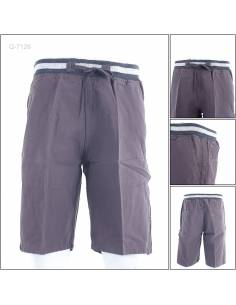 Celana Pendek Katun Cowok Rib Kolor Must Evan's 2XL-4XL