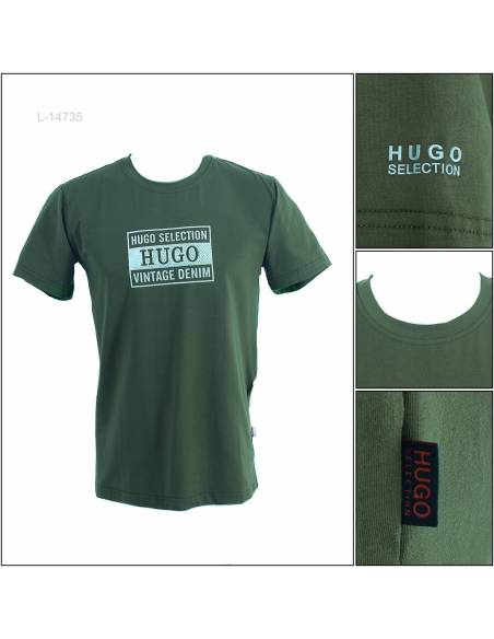 Kaos Oblong Cowok Lengan Pendek Hugo M-L
