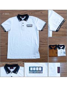 Kaos Kerah Cowok Lengan Pendek Hugo M-XL