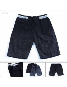 Celana Pendek Katun Cowok Rib Kolor Maxmillian 2XL-4XL