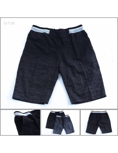 Celana Pendek Katun Cowok Rib Kolor Maxmillian 2XL-4XL